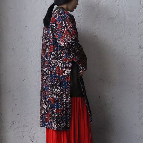 saruche gudri long jacket (red mix)