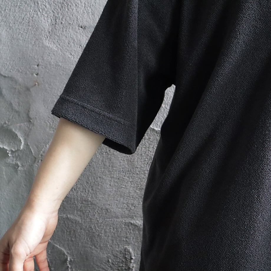 ànuke pile polo tops (charcoal gray) | nii-B |