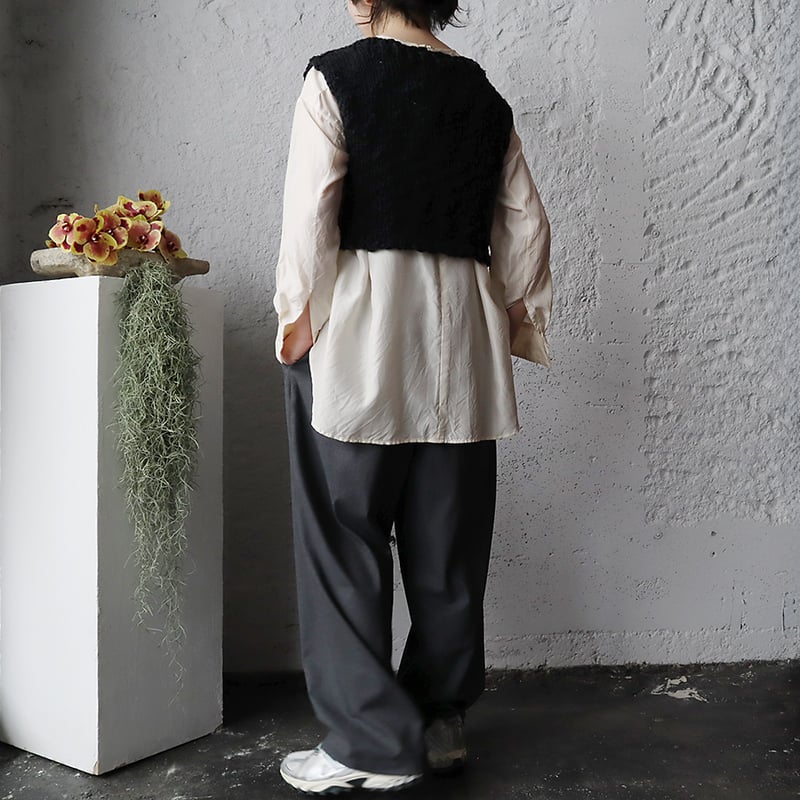 MAYDI knit vest BLANCHE (black) | nii-B | WEBSHOP