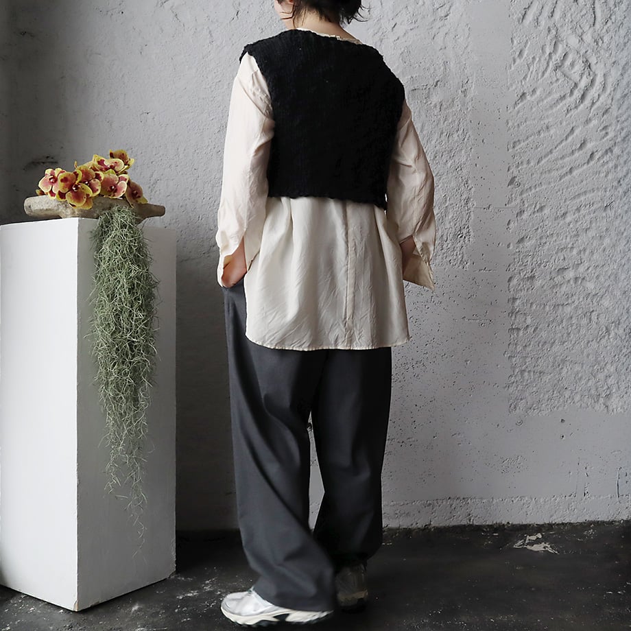 MAYDI knit vest BLANCHE (black) | nii-B | WEBSHOP