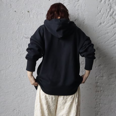 ànuke over sweat parka (navy)