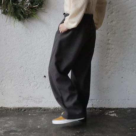 NOUVELLES DU PARADIS woollike pants (charcoal)