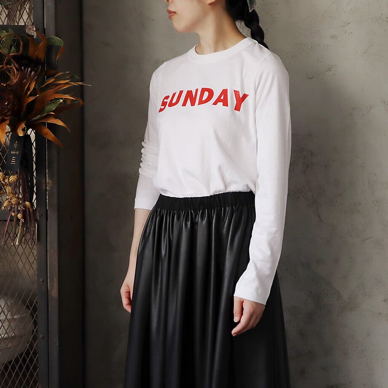 関税送料込 SandroレースクロップドTシャツ 春夏おすすめ R&D.M.Co- long sleeve T-shirt (SUNDAY-MARKET) |