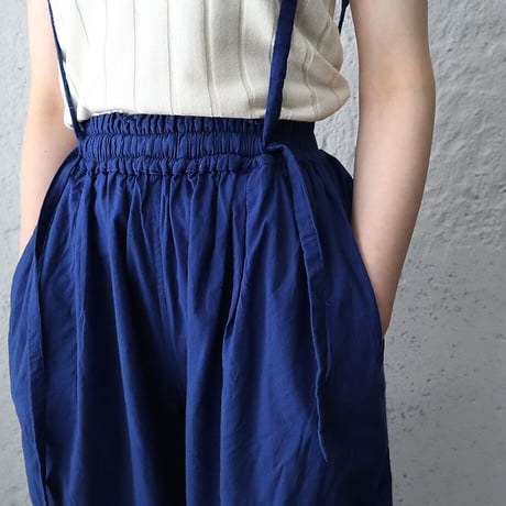 saruche long ribbon pants (blue)