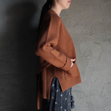 THE FACTORY boiled wool  cardigan