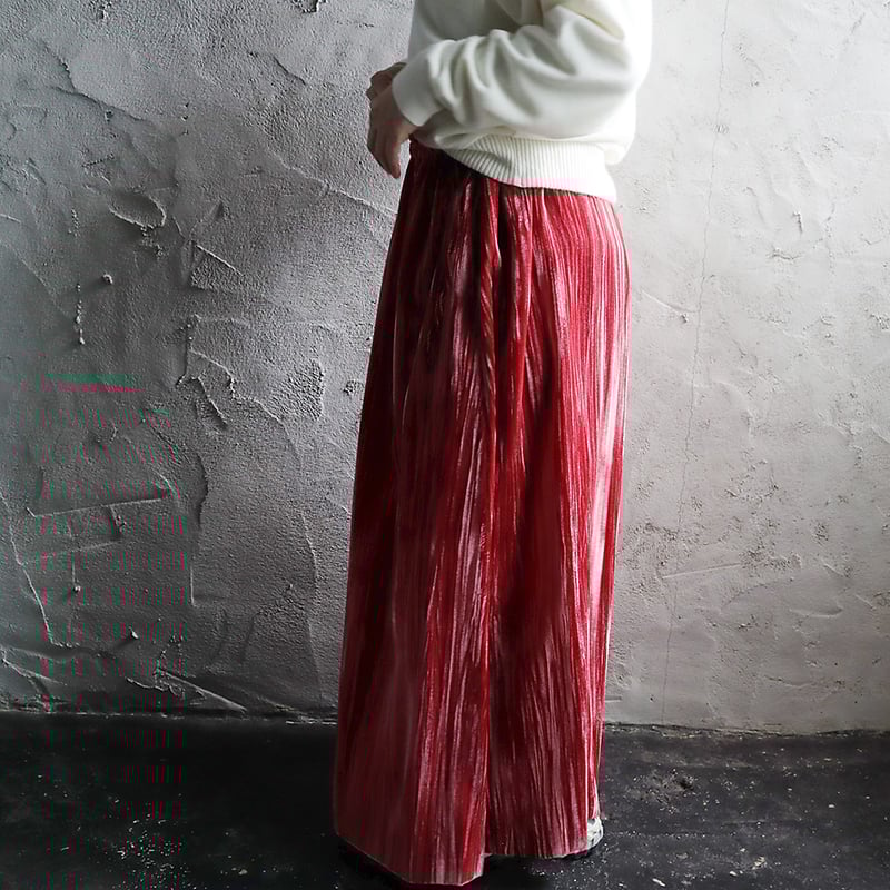 NOTA velvet long skirt (pinkred) | nii-B | WEBSHOP NOTA velvet long skirt (pinkred) | nii-B | WEBSHOP