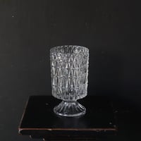 cutting glass flower vase (diamond)