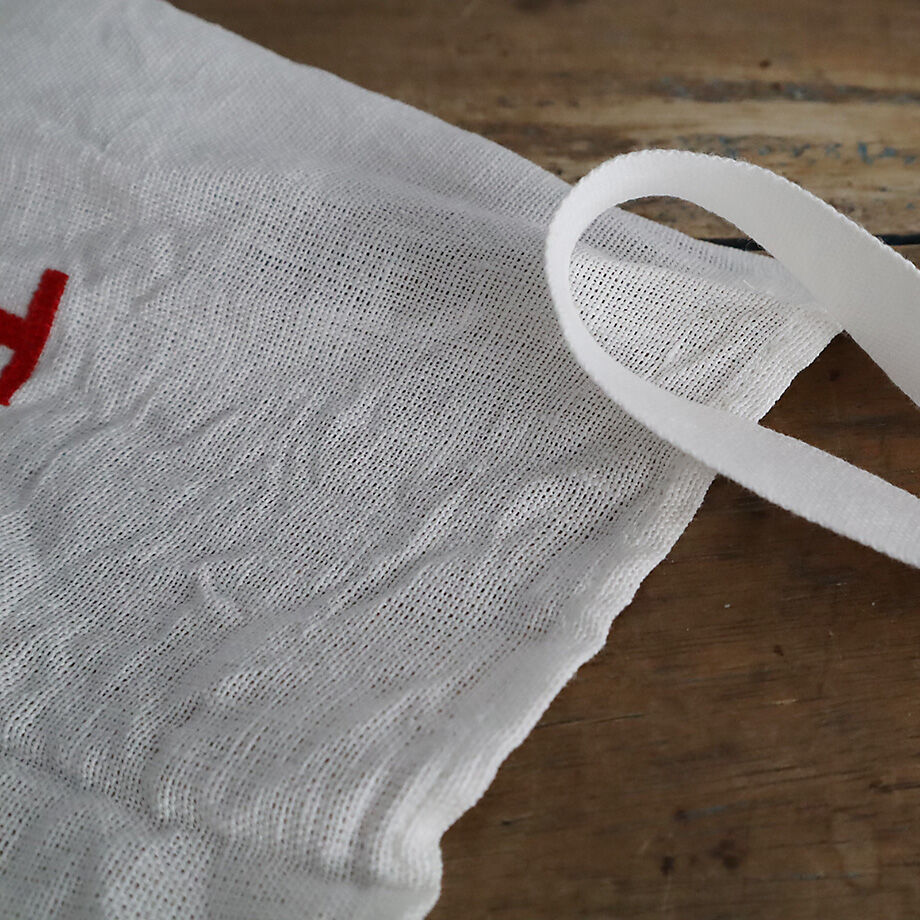 R&D.M.Co- linen apron | nii-B | WEBSHOP