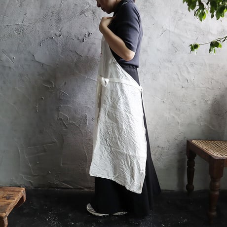 R&D.M.Co-  linen apron (SUNDAY-MARKET)