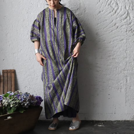 NOTA N19 dress (green x purple)