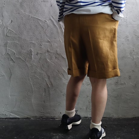WANDERUNG linen pants (brown)