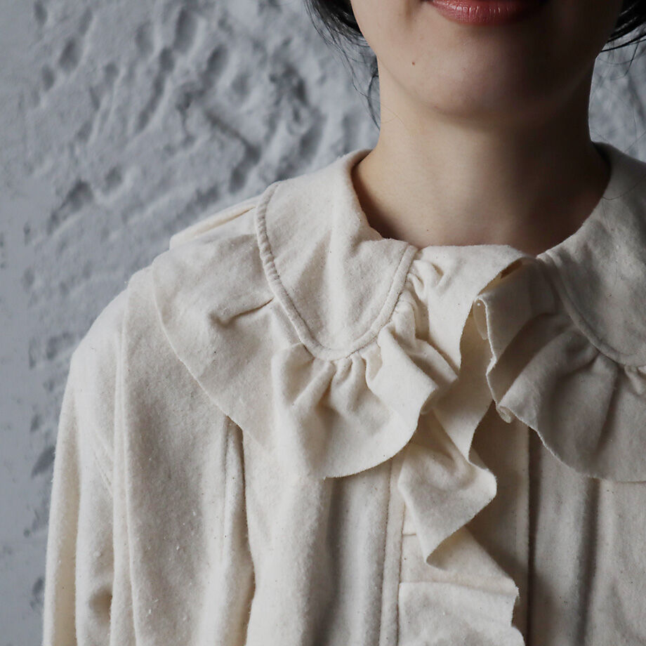 TOWAVASE india cotton flannel  ブラウス TOWAVASE india cotton flannel blouse | nii-B |