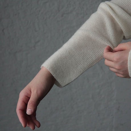 TOWAVASE Pétit dejeuner pullover cardigan (ivory)