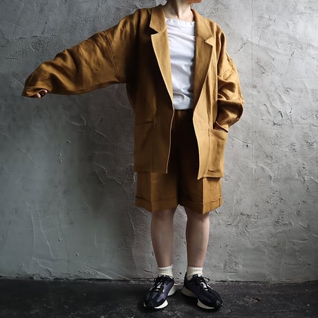 WANDERUNG linen jacket (brown)