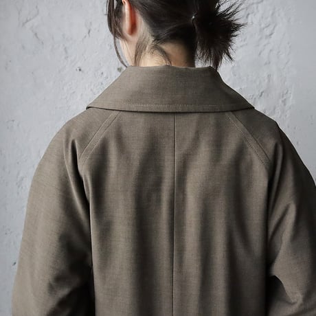ànuke Soutiencollar Raglan Coat (brown)