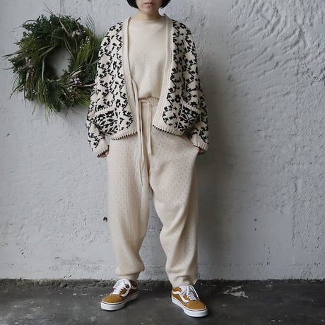 TOWAVASE Panier de fleurs cardigan (black)