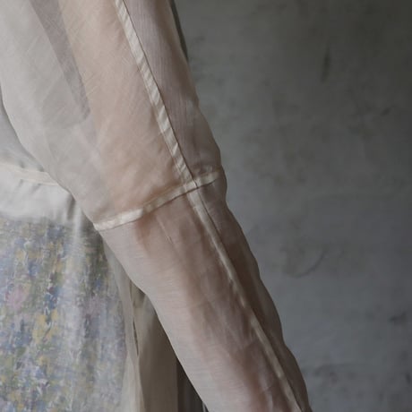 Tabrik  organdy  shirt dress (ivory)