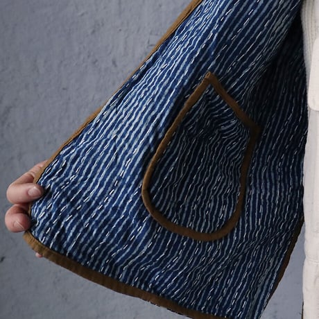 saruche gudri short jacket (blue mix)