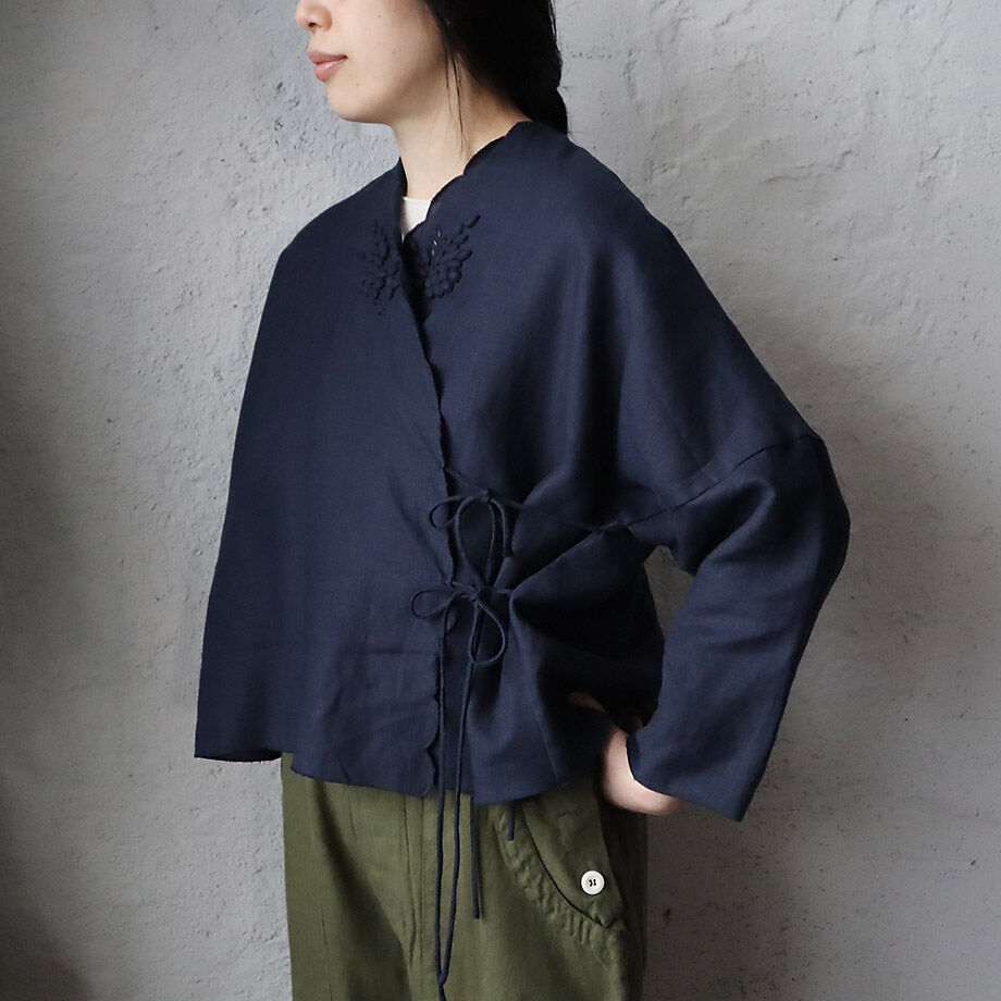 TOWAVASE Bon Voyage blouse ブラック TOWAVASE（トワヴァーズ） | Bonvoyage blouse | hapuna&Co