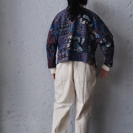 saruche gudri short jacket (blue mix)
