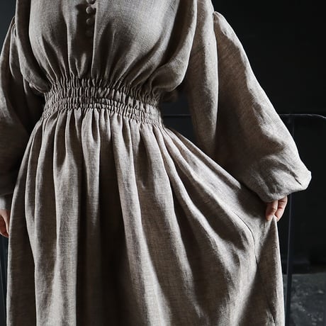 NOTA sicily dress (scrub brown)
