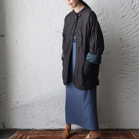 NOTA vintage quilting jacket (sleeve:green)