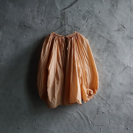 R&D.M.Co- khadi cotton  gather smock (cameo)
