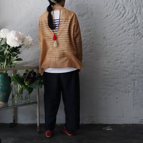 Tabrik organdie tassel tops (beige)