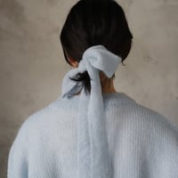 ànuke mohair ribbontie knit (iceblue)