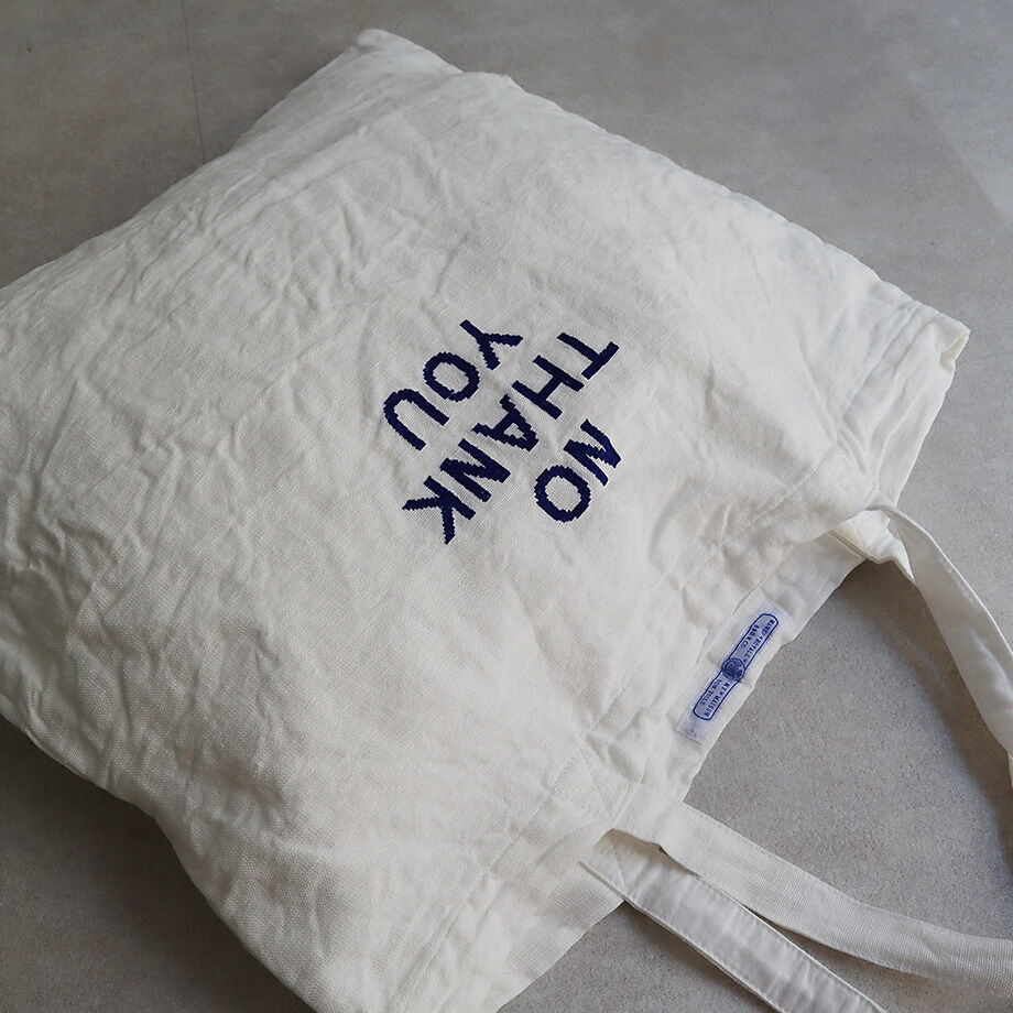 R&D.M.Co- 
オールドマンズテーラー
ウールヘリンボーンコクーンコート R&D.M.Co- tote bag（S/ファスナー付き） | zakkayaline