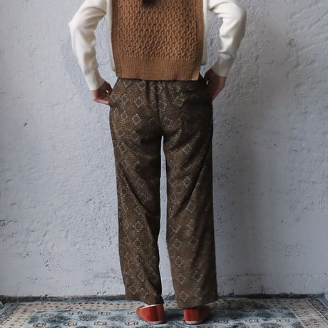 NOTA  straight pants (brown)