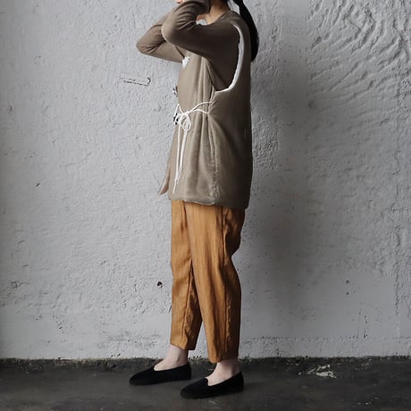 TOWAVASE La zabu vest jacket (gray)