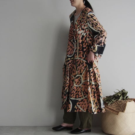 m.Funatabi chche-coeur coat (Batik)