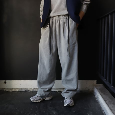 NOUVELLES DU PARADIS corduroy pants (gray)