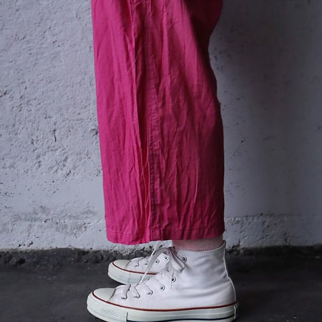 saruche long ribbon pants (pink)