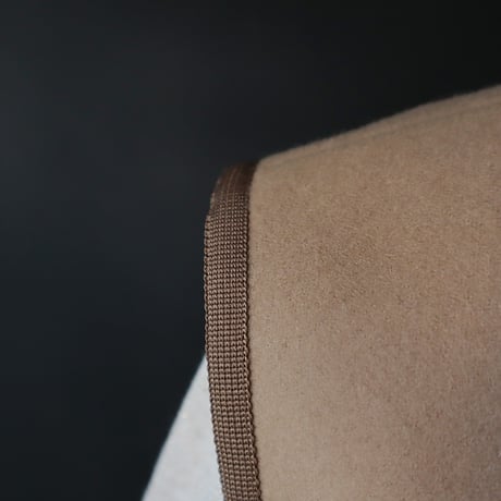 2B wool long gilet (beige)