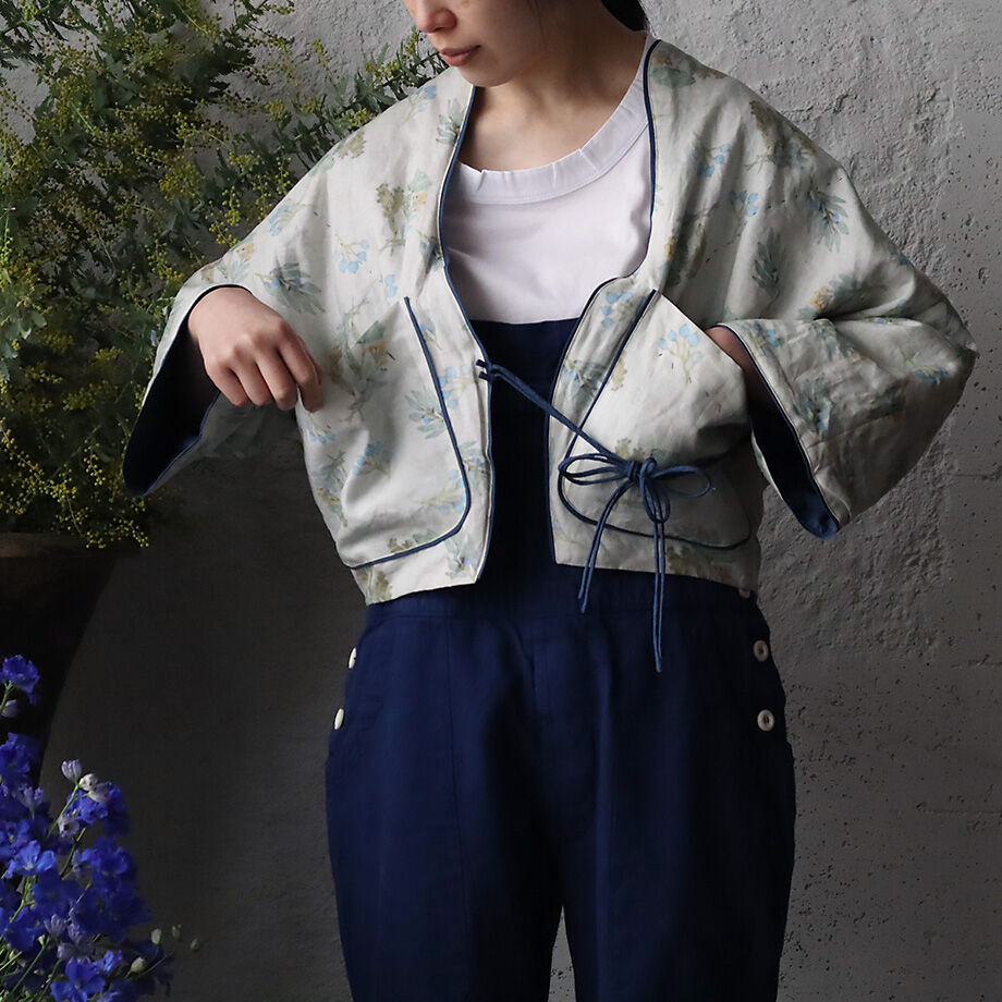 TOWAVASE Frais linen jacket (multi) | nii-B | W...