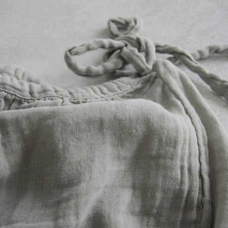organic cotton long skirt ice gray