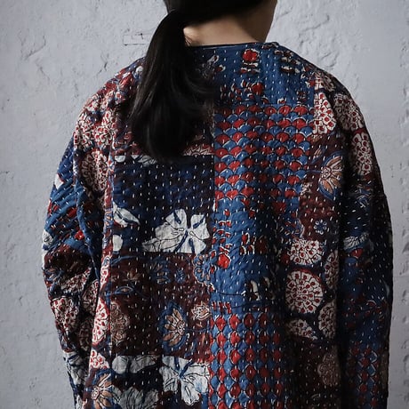 saruche gudri long jacket (flower mix)