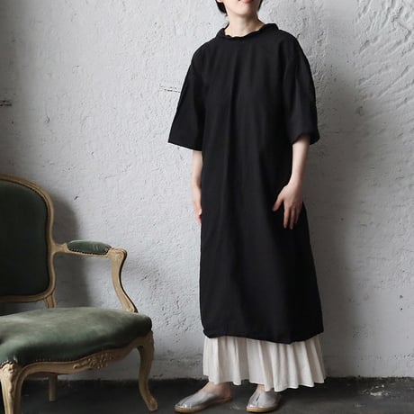 hospital surgical gown short sleeve (black)