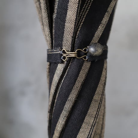 Tabrik parasol (black x beige stripe)