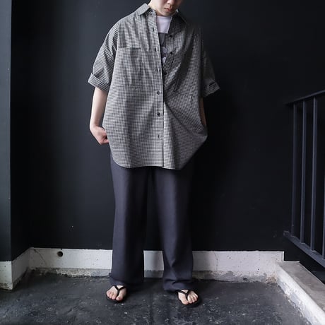 ànuke check over shirts (black)