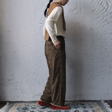NOTA  straight pants (brown)