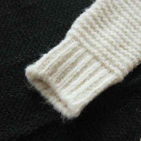 MAISON ANJE knit cardigan offwhite