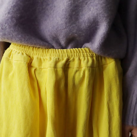 R&D.M.Co- linen corduroy gum pants (yellow)