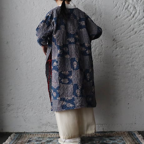 saruche gudri long jacket (blue mix)