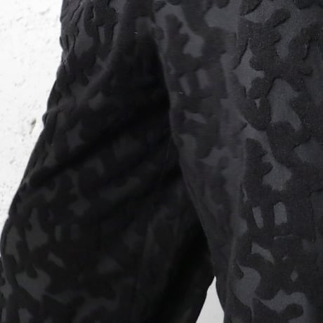 ànuke jacquard rough pants (black)