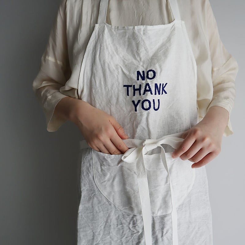 R&D.M.Co- linen apron | nii-B | WEBSHOP R&D.M.Co- linen apron | nii-B | WEBSHOP