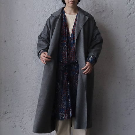 saruche gudri long jacket (blue mix)