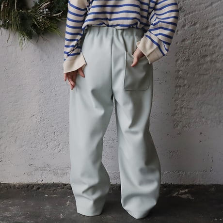 NOUVELLES DU PARADIS woollike pants (sage green)